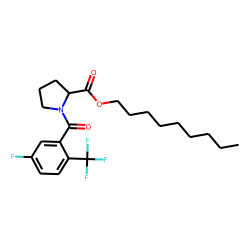 L-Proline, N-(5-fluoro-2-trifluoromethylbenzoyl)-, nonyl ester