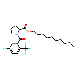 L-Proline, N-(5-fluoro-2-trifluoromethylbenzoyl)-, decyl ester