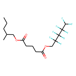 Glutaric acid, 2,2,3,3,4,4,5,5-octafluoropentyl 2-methylpentyl ester