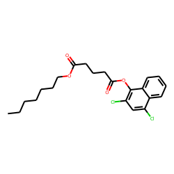 Glutaric acid, 2,4-dichloronaphthyl heptyl ester