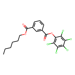 Isophthalic acid, hexyl pentachlorophenyl ester