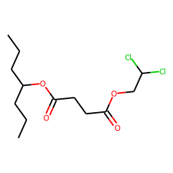Succinic acid, 2,2-dichloroethyl 4-heptyl ester