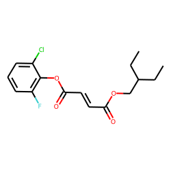 Fumaric acid, 2-ethylbutyl 2-chloro-6-fluorophenyl ester