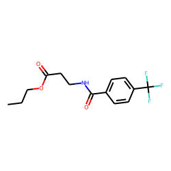«beta»-Alanine, N-(4-trifluoromethylbenzoyl)-, propyl ester