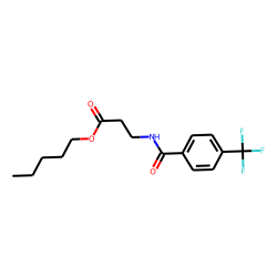 «beta»-Alanine, N-(4-trifluoromethylbenzoyl)-, pentyl ester
