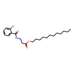 «beta»-Alanine, N-(2-bromobenzoyl)-, dodecyl ester