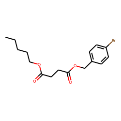Succinic acid, 4-bromobenzyl pentyl ester