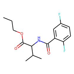 L-Valine, N-(2,5-difluorobenzoyl)-, propyl ester