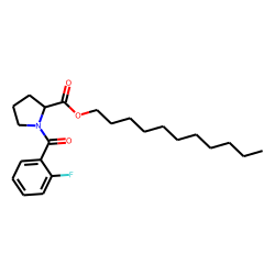 L-Proline, N-(2-fluorobenzoyl)-, undecyl ester