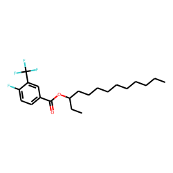 4-Fluoro-3-trifluoromethylbenzoic acid, 3-tridecyl ester