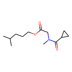 Sarcosine, N-cyclopropylcarbonyl-, isohexyl ester