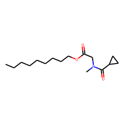 Sarcosine, N-cyclopropylcarbonyl-, nonyl ester