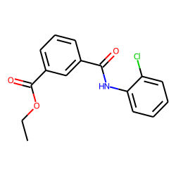 Isophthalic acid, monoamide, N-(2-chlorophenyl)-, ethyl ester