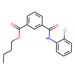 Isophthalic acid, monoamide, N-(2-chlorophenyl)-, butyl ester