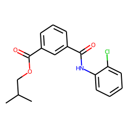 Isophthalic acid, monoamide, N-(2-chlorophenyl)-, isobutyl ester