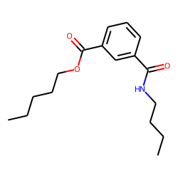 Isophthalic acid, monoamide, N-butyl-, pentyl ester