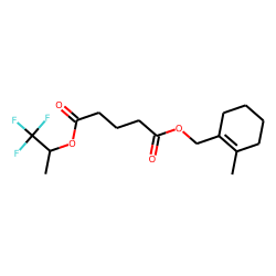 Glutaric acid, (2-methylcyclohex-1-enyl)methyl 1,1,1-trifluoroprop-2-yl ester