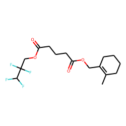 Glutaric acid, (2-methylcyclohex-1-enyl)methyl 2,2,3,3-tetrafluoropropyl ester