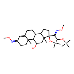 Pregn-4-ene-3,20-dione, 11-hydroxy-17,21-bis[(trimethylsilyl)oxy]-, bis(O-methyloxime), (11«beta»)-