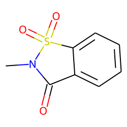1,2-Benzisothiazol-3(2H)-one, 2-methyl-, 1,1-dioxide