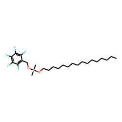 Silane, dimethyl(pentafluorobenzyloxy)hexadecyloxy-