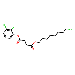 Succinic acid, 2,3-dichlorophenyl 8-chlorooctyl ester