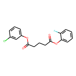 Glutaric acid, 2-fluorophenyl 3-chlorophenyl ester