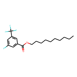 5-Fluoro-3-trifluoromethylbenzoic acid, decyl ester