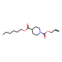 Isonipecotic acid, N-allyloxycarbonyl-, hexyl ester