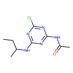 6-Chloro-N-sec-butyl-N'-acetyl-1,3,5-triazine-2,4-diamine