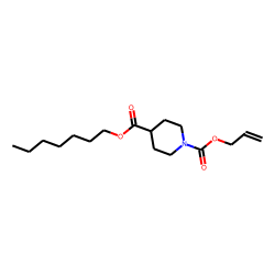Isonipecotic acid, N-allyloxycarbonyl-, heptyl ester