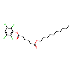 Adipic acid, decyl 2,3,5,6-tetrachlorophenyl ester