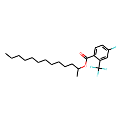 4-Fluoro-2-trifluromethylbenzoic acid, 2-tridecyl ester