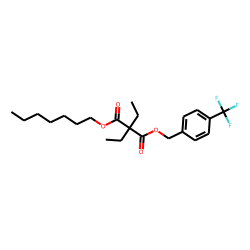 Diethylmalonic acid, heptyl 4-trifluoromethylbenzyl ester