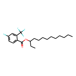 4-Fluoro-2-trifluromethylbenzoic acid, 3-tridecyl ester