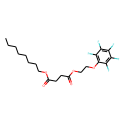 Succinic acid, octyl 2-(pentafluorophenoxy)ethyl ester