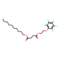 Succinic acid, decyl 2-(pentafluorophenoxy)ethyl ester