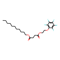 Succinic acid, 2-(pentafluorophenoxy)ethyl undecyl ester