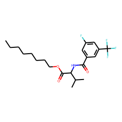 L-Valine, N-(3-fluoro-5-trifluoromethylbenzoyl)-, octyl ester