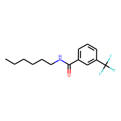 Benzamide, 3-(trifluoromethyl)-N-hexyl-
