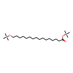 16-hydroxyhexadecanoic acid, TMSi ester TMSi ether