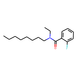 Benzamide, 2-fluoro-N-ethyl-N-octyl-