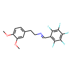 Benzeneethanamine, 3,4-dimethoxy-N-[(pentafluorophenyl)methylene]-
