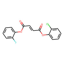 Fumaric acid, 2-chlorophenyl 2-fluorophenyl ester