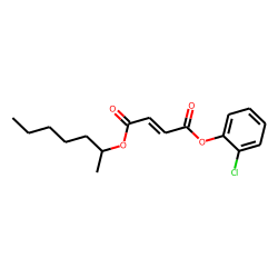 Fumaric acid, 2-chlorophenyl hept-2-yl ester