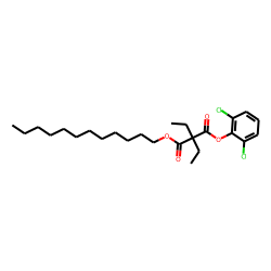 Diethylmalonic acid, 2,6-dichlorophenyl dodecyl ester