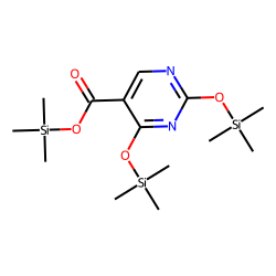 5-Pyrimidinecarboxylic acid, 2,4-bis[(trimethylsilyl)oxy]-, trimethylsilyl ester