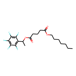 Glutaric acid, heptyl 1-(pentafluorophenyl)ethyl ester