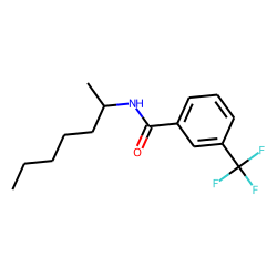 Benzamide, 3-(trifluoromethyl)-N-(hept-2-yl)-