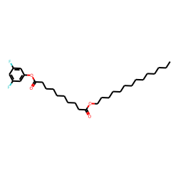 Sebacic acid, 3,5-difluorophenyl tetradecyl ester